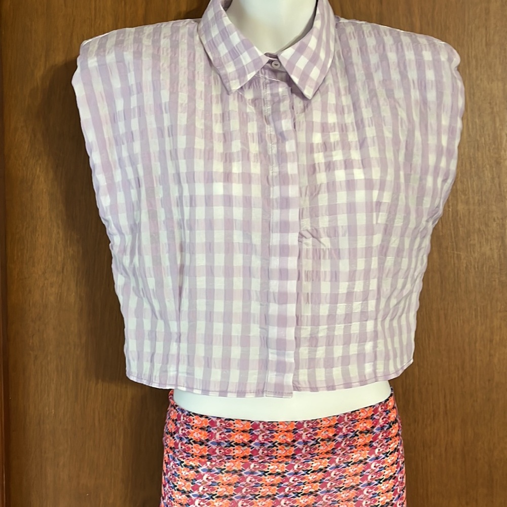 Cropped top Zara size medium nwt
